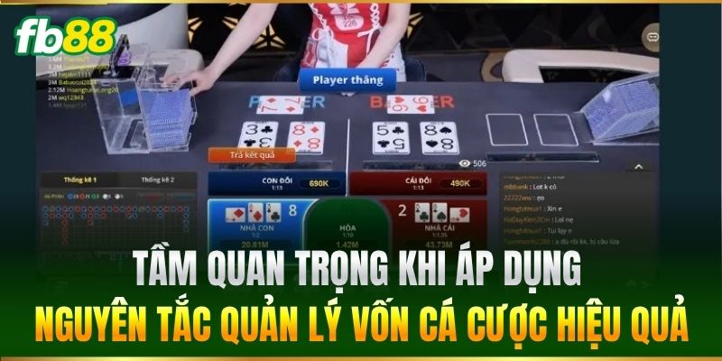Quản Lý Vốn Cá Cược Hiệu Quả - Mẹo Từ Chuyên Gia FB88 1 Tầm quan trọng khi áp dụng nguyên tắc Quản Lý Vốn Cá Cược Hiệu Quả